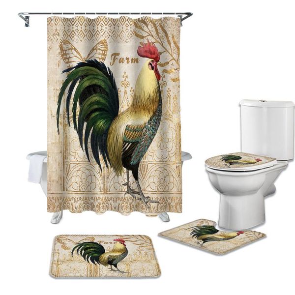 shower curtains farm rooster butterfly texture waterproof bathroom curtain durable set rugs toilet lid cover bath mat
shower curtains farm rooster butterfly texture waterproof bathroom curtain durable set rugs toilet lid cover bath mat