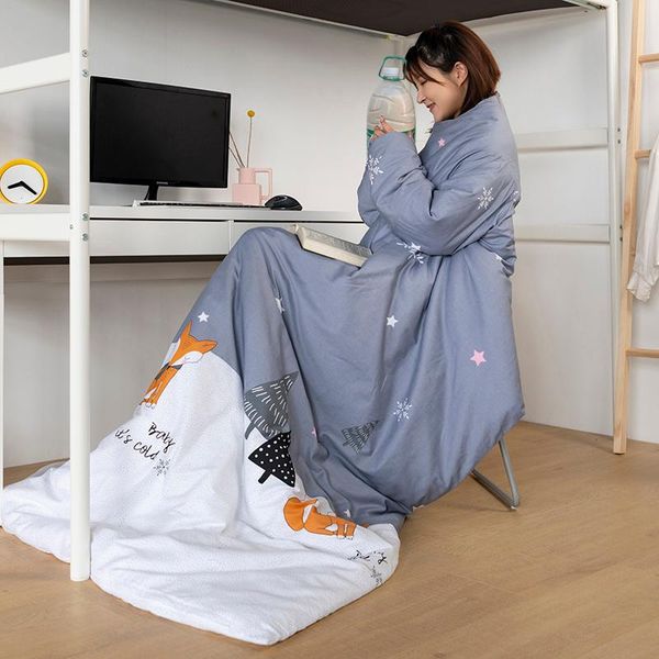 comforters & sets winter quilt is thickened, warm and can wear multifunctional single person anti kick integrated with sleeve in
comforters & sets winter quilt is thickened, warm and can wear multifunctional single person anti kick integrated with sleeve in