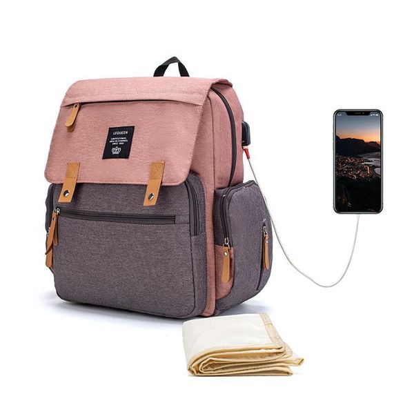 lequeen mummy diaper bag waterproof large maternity nursing usb travel backpack stroller bags baby care nappy
lequeen mummy diaper bag waterproof large maternity nursing usb travel backpack stroller bags baby care nappy