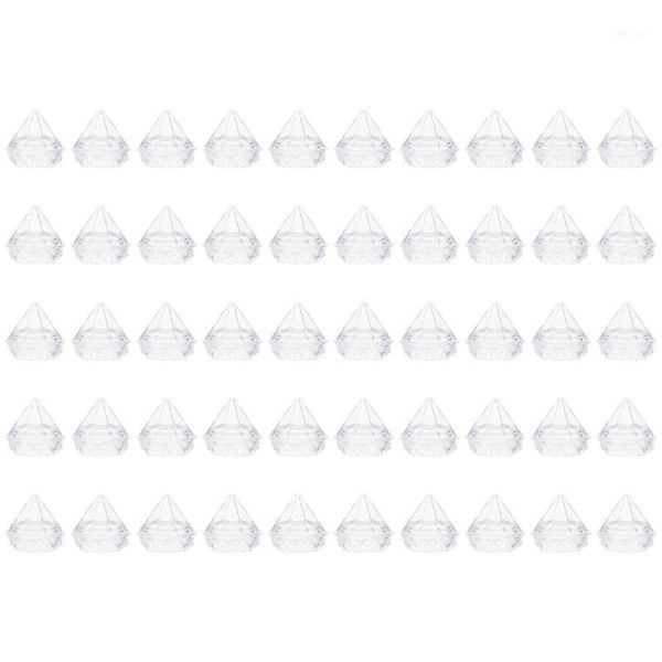 storage bottles & jars 50pcs 5g cream cosmetic dispenser diamond shape