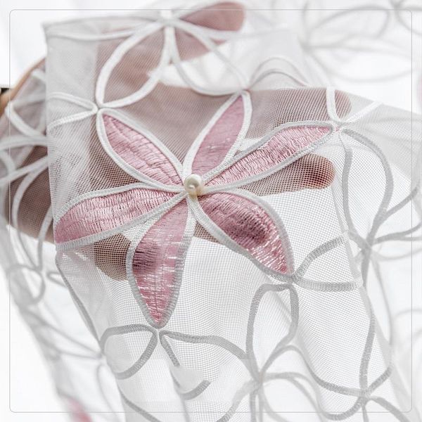 french luxury geometric pearl embroidered tulle curtain for living room bedroom pink beige jacquard window drapes kitchen zh322h &
french luxury geometric pearl embroidered tulle curtain for living room bedroom pink beige jacquard window drapes kitchen zh322h &