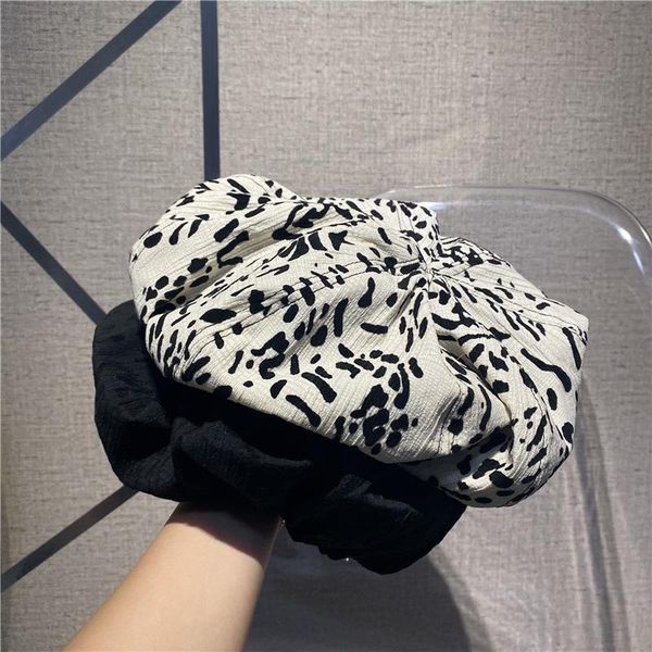 berets women's hat cow pattern beret all-match face cloud female autumn and winter cute octagonal painter beanies, Blue;gray
berets women's hat cow pattern beret all-match face cloud female autumn and winter cute octagonal painter beanies, Blue;gray