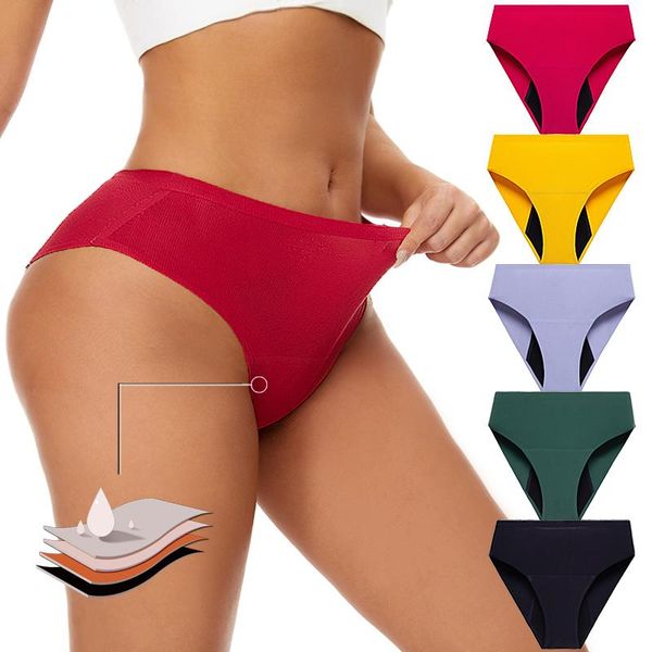 women's panties 50ml absorption seamless leakproof period 4 layer culottes menstrual underwear for women rib fabric design, Black;pink
women's panties 50ml absorption seamless leakproof period 4 layer culottes menstrual underwear for women rib fabric design, Black;pink