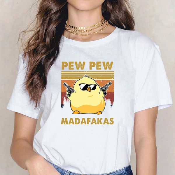 women's t-shirt funny chicken pew madafakas t-shirts women anime kawaii summer 2021 chickens t shirt harajuku cartoon female, White
women's t-shirt funny chicken pew madafakas t-shirts women anime kawaii summer 2021 chickens t shirt harajuku cartoon female, White