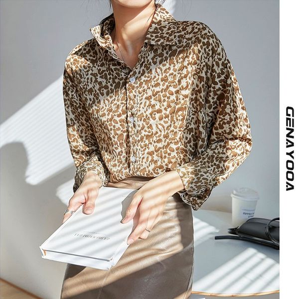 genayooa spring autumn leopard print womens and blouses long sleeve vintage shirt ladies blusas clothes korean 210417, White
genayooa spring autumn leopard print womens and blouses long sleeve vintage shirt ladies blusas clothes korean 210417, White