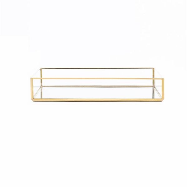 kitchen storage & organization practical nordic retro tray gold rectangle glass makeup organizer dessert plate jewelry display home decor
kitchen storage & organization practical nordic retro tray gold rectangle glass makeup organizer dessert plate jewelry display home decor