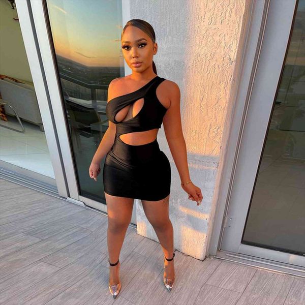 inclined shoulder sleeveless bandage mini womens dresses cut out hole backless bodycon summer black birthday party, Black;gray
inclined shoulder sleeveless bandage mini womens dresses cut out hole backless bodycon summer black birthday party, Black;gray