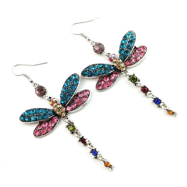 hoop & huggie vintage tassel earrings full diamond multicolor insect earring dragonfly jewelry woman creativity gift drop, Golden;silver
hoop & huggie vintage tassel earrings full diamond multicolor insect earring dragonfly jewelry woman creativity gift drop, Golden;silver