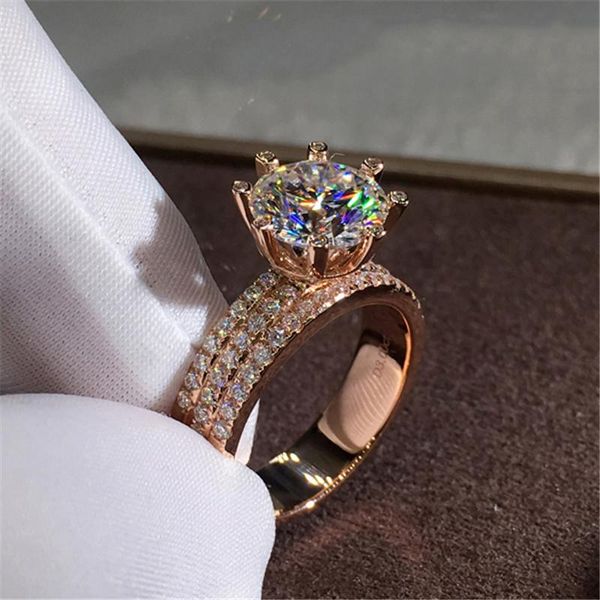 wedding rings trendy male female white zircon stone ring cute rose gold color engagement charm crystal round for women men, Slivery;golden
wedding rings trendy male female white zircon stone ring cute rose gold color engagement charm crystal round for women men, Slivery;golden