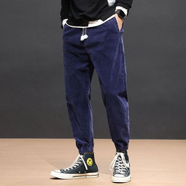 men's jeans autumn fashion men loose fit casual corduroy cargo pants elastic harem trousers blue coffee color hip hop jogger 885t
men's jeans autumn fashion men loose fit casual corduroy cargo pants elastic harem trousers blue coffee color hip hop jogger 885t