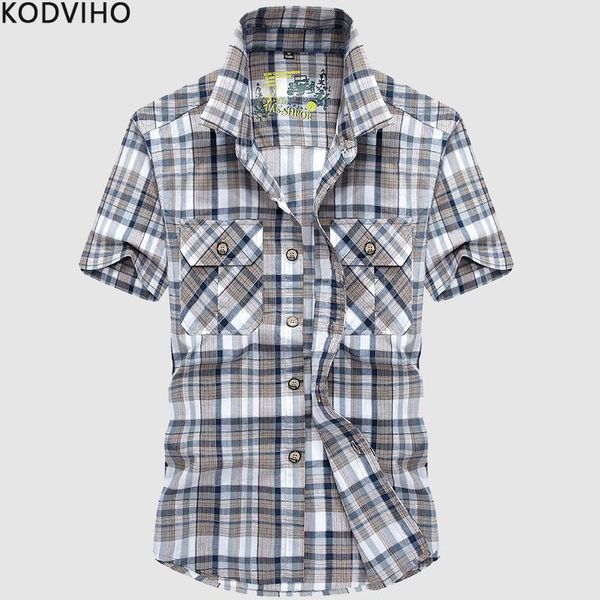 shirts for men plaid streetwear casual slim fit short sleeve cotton shirt mens red summer blouse man camisas chemises homme 2021 men's, White;black
shirts for men plaid streetwear casual slim fit short sleeve cotton shirt mens red summer blouse man camisas chemises homme 2021 men's, White;black