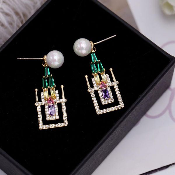 dangle & chandelier luxury fairy tale castle imitation pearl full mirco paved cubic zirconia engagement wedding drop earring fashion jewelry, Silver
dangle & chandelier luxury fairy tale castle imitation pearl full mirco paved cubic zirconia engagement wedding drop earring fashion jewelry, Silver