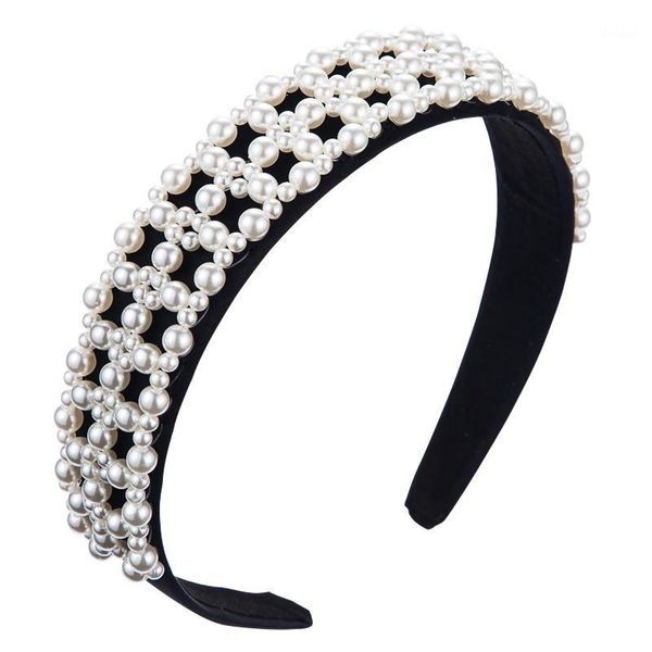 pearl bride wedding design wide side hair band for female handmade head wear fashion party show headband lady1
pearl bride wedding design wide side hair band for female handmade head wear fashion party show headband lady1