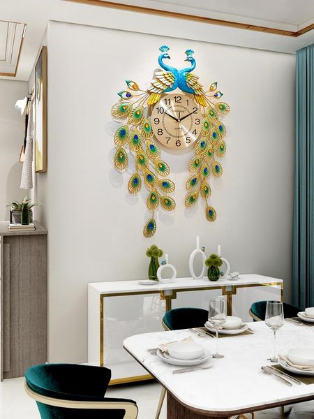 wall clocks large peacock clock living room modern simple home european style mute quartz phoenix creative watch metal
wall clocks large peacock clock living room modern simple home european style mute quartz phoenix creative watch metal