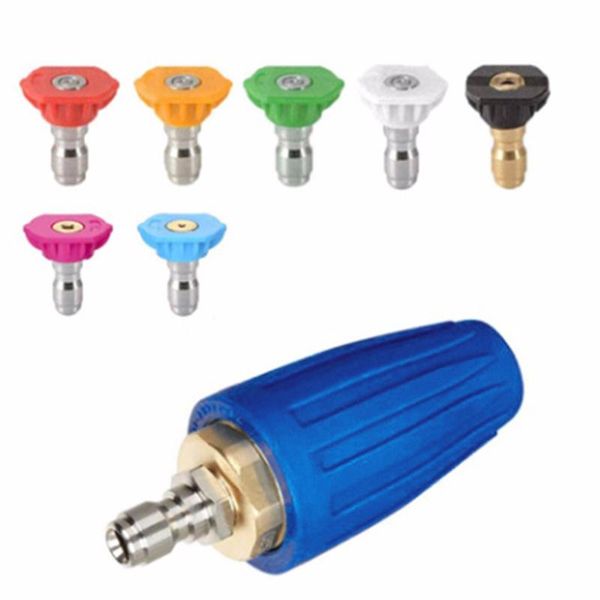 0° 15° 25° 40° 65 ° soap rinsing turbo nozzle 7+1pcs 3000/3600/4000 psi 4.0 gpm watering equipments
0° 15° 25° 40° 65 ° soap rinsing turbo nozzle 7+1pcs 3000/3600/4000 psi 4.0 gpm watering equipments