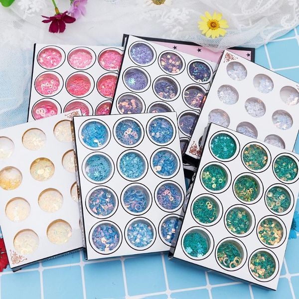 12pcs/set purple holographic nail sequins laser mixed shinning colorful flakes diy charm glitter powder for art decor1, Silver;gold
12pcs/set purple holographic nail sequins laser mixed shinning colorful flakes diy charm glitter powder for art decor1, Silver;gold