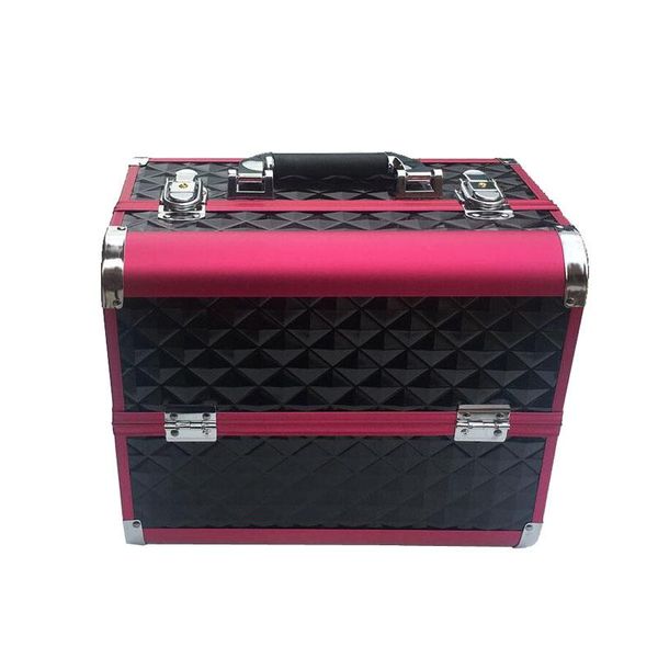cosmetic bags & cases handbag organizer aluminum alloy case portable nail tool double open large capacity with lock
cosmetic bags & cases handbag organizer aluminum alloy case portable nail tool double open large capacity with lock
