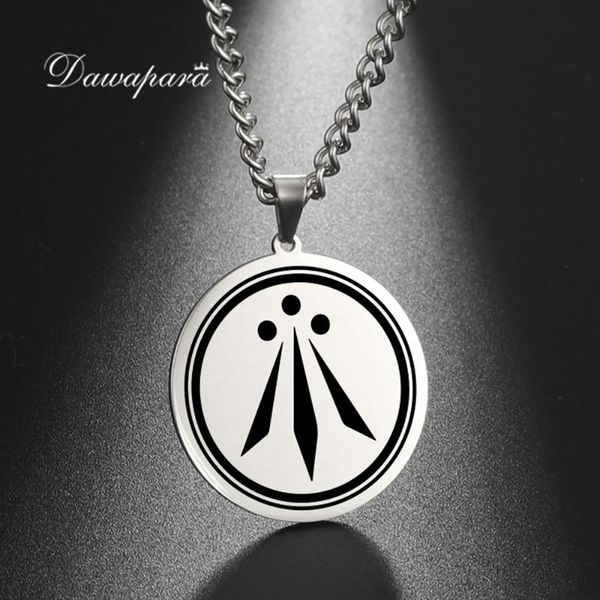 dawapara awen the three rays of light irish celtic's symbol pendant necklace stainless steel jewelry necklaces, Silver
dawapara awen the three rays of light irish celtic's symbol pendant necklace stainless steel jewelry necklaces, Silver