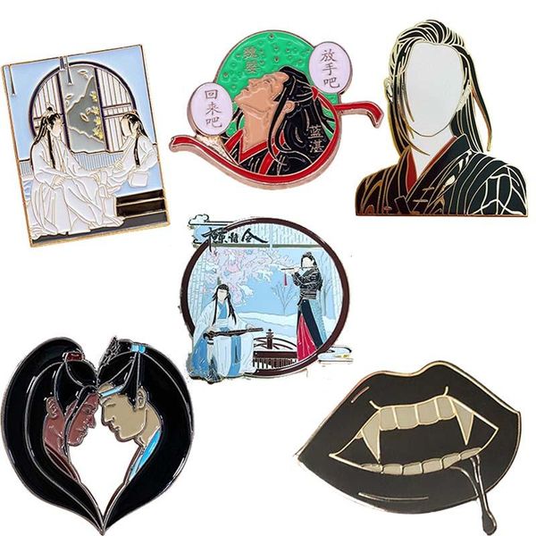 pins, brooches the untamed series hard enamel pin collecting wei wuxian n lan wangji metal cartoon brooch chinese boy love drama badges, Gray
pins, brooches the untamed series hard enamel pin collecting wei wuxian n lan wangji metal cartoon brooch chinese boy love drama badges, Gray