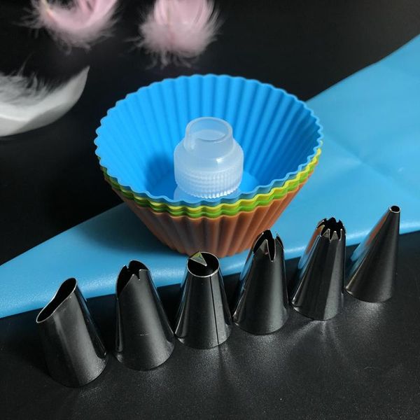 baking & pastry tools 8/9/12/14/16pcs plastic nozzle sets stainless steel icing piping silicone bag cake decorating tip set
baking & pastry tools 8/9/12/14/16pcs plastic nozzle sets stainless steel icing piping silicone bag cake decorating tip set