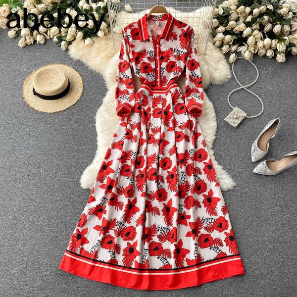 women design print maxi dress fashion turndown-collar long sleeve a-line dresses summer casual vacation long dress 210715, Black;gray
women design print maxi dress fashion turndown-collar long sleeve a-line dresses summer casual vacation long dress 210715, Black;gray