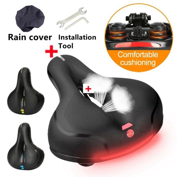 bike saddles bicycle saddle thicken cushion big buroad seat safety warning absorbing 3d gel accessories
bike saddles bicycle saddle thicken cushion big buroad seat safety warning absorbing 3d gel accessories