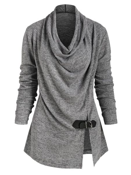 women's sweaters wipalo knitted sweater women autumn korean heather slit buckle cowl neck knitwear long sleeve pullover female jumper, White;black
women's sweaters wipalo knitted sweater women autumn korean heather slit buckle cowl neck knitwear long sleeve pullover female jumper, White;black