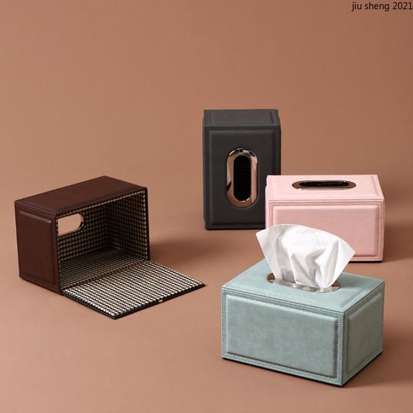 european style leather tissue box luxury square roll paper tube living room dining table rectangular home decoration boxes & napkins
european style leather tissue box luxury square roll paper tube living room dining table rectangular home decoration boxes & napkins