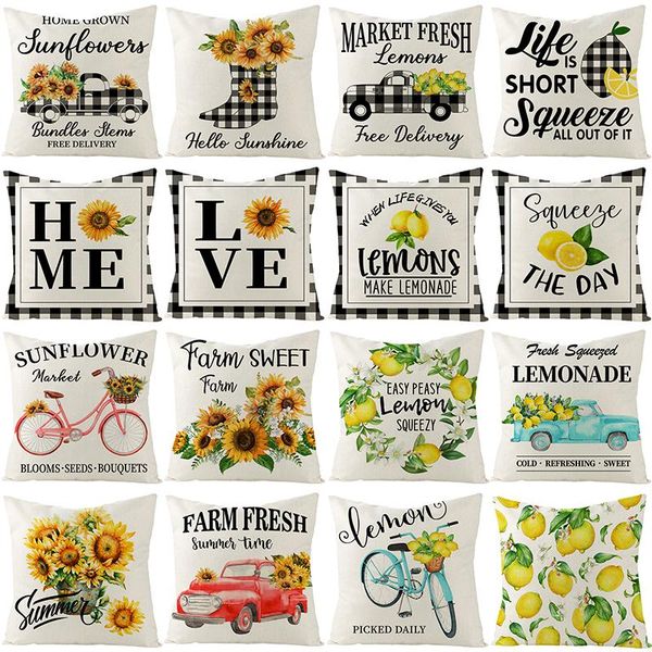 cushion/decorative pillow nordic summer cushion cover grid sunflower home sofa decoration bicycle love car throw case white 45cm
cushion/decorative pillow nordic summer cushion cover grid sunflower home sofa decoration bicycle love car throw case white 45cm