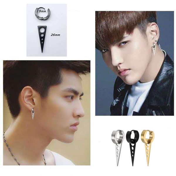 dangle & chandelier stainless steel triangle earring hoop earrings women men removable punk brincos fashion piercing brinc jewelry, Silver
dangle & chandelier stainless steel triangle earring hoop earrings women men removable punk brincos fashion piercing brinc jewelry, Silver