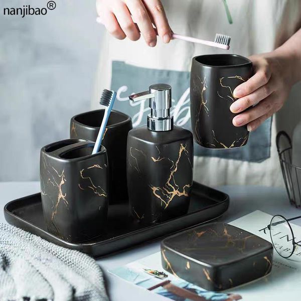 bath accessory set 5pcs marble ceramics bathroom soap dispenser/tooth brush holder/tumbler/soap dish tray decoration accessories
bath accessory set 5pcs marble ceramics bathroom soap dispenser/tooth brush holder/tumbler/soap dish tray decoration accessories