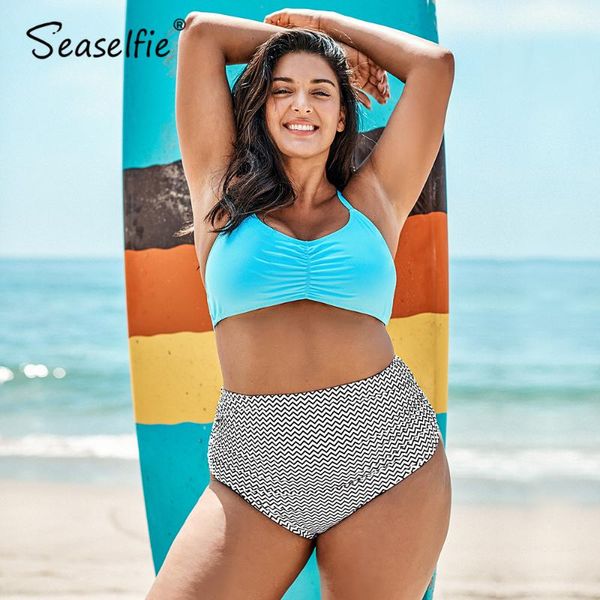 plus size tank high waist bikini sets women large blue stripe bikinis two pieces swimsuit 2021 swimming suit women's swimwear, White;black
plus size tank high waist bikini sets women large blue stripe bikinis two pieces swimsuit 2021 swimming suit women's swimwear, White;black
