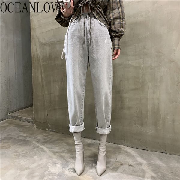 vintage fashion denim mujer pantalones solid loose button grey autumn women pants korean trousers high waist 18143 210415, Black;white
vintage fashion denim mujer pantalones solid loose button grey autumn women pants korean trousers high waist 18143 210415, Black;white