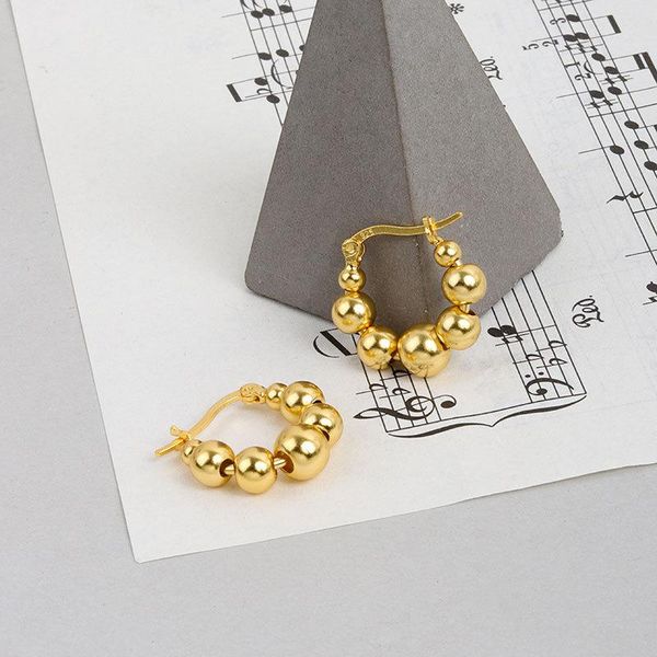 hoop & huggie 2021 trends vintage round beads earrings woman dangle korean fashion jewelry accessories female gift, Golden;silver
hoop & huggie 2021 trends vintage round beads earrings woman dangle korean fashion jewelry accessories female gift, Golden;silver