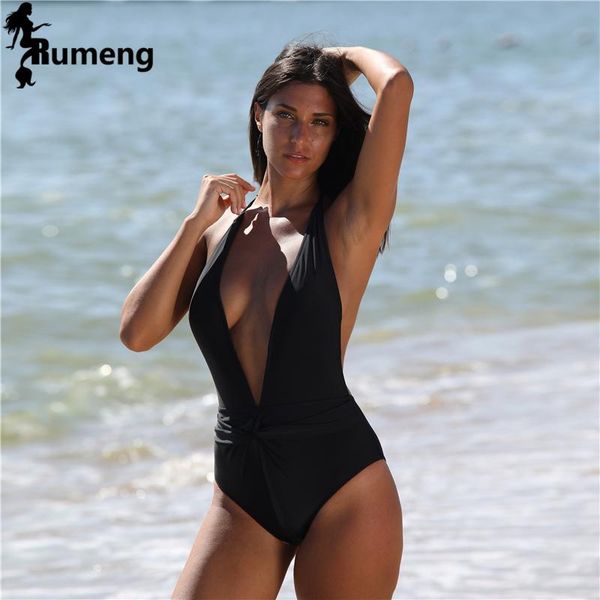 one-piece suits rumeng 2021 black ladies swimming suit deep v with a swimsuit solid bikini
one-piece suits rumeng 2021 black ladies swimming suit deep v with a swimsuit solid bikini