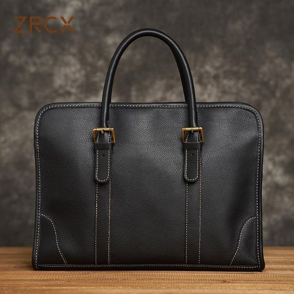 briefcases zrcx business briefcase men shoulder handmade 100% genuine leather bag black lapbags handbags casual high quality
briefcases zrcx business briefcase men shoulder handmade 100% genuine leather bag black lapbags handbags casual high quality