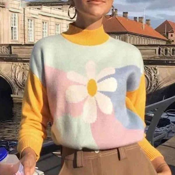 knitted floral vintage winter sweater pullovers female casual streetstyle yellow basic sweater jumper 210415, White;black
knitted floral vintage winter sweater pullovers female casual streetstyle yellow basic sweater jumper 210415, White;black