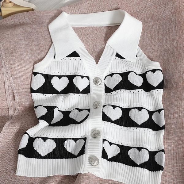 women's tanks & camis heliar women knitted button up sweet heart halter tank stripes crop for tube summer steetwear tee, White
women's tanks & camis heliar women knitted button up sweet heart halter tank stripes crop for tube summer steetwear tee, White