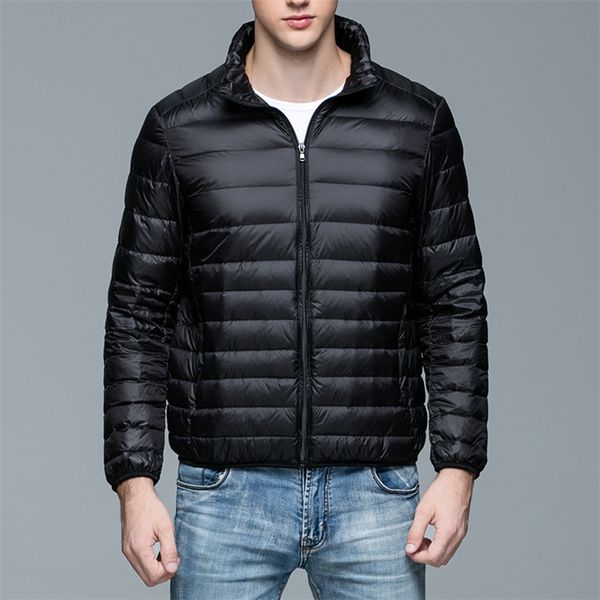 2020 men's lightweight down jacket vertical tie hat winter coat oversize wear, Black
2020 men's lightweight down jacket vertical tie hat winter coat oversize wear, Black