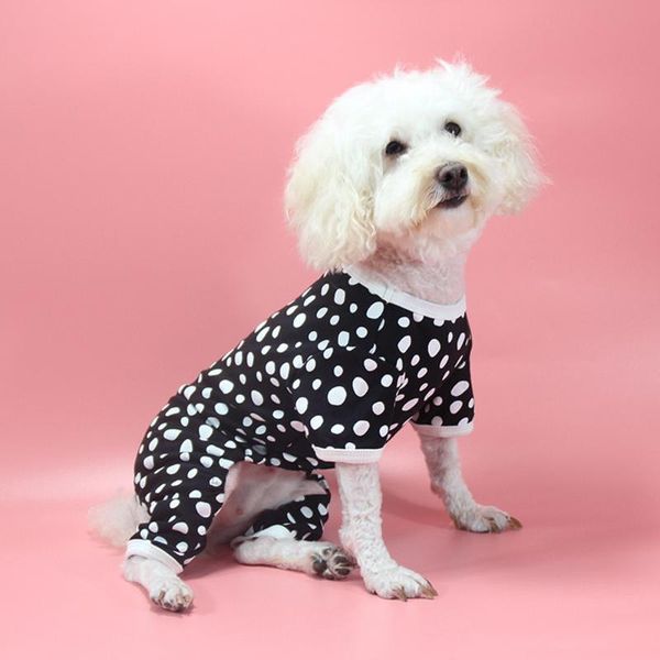 dog apparel wave point shirt pet clothe polyester fiber comfortable soft thin section washable reusable pajamas pet supplies
dog apparel wave point shirt pet clothe polyester fiber comfortable soft thin section washable reusable pajamas pet supplies