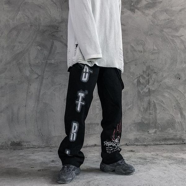 streetwear printed straight loose women pants casual dark fun funeral pendant drag wide leg bottom, Black;white
streetwear printed straight loose women pants casual dark fun funeral pendant drag wide leg bottom, Black;white