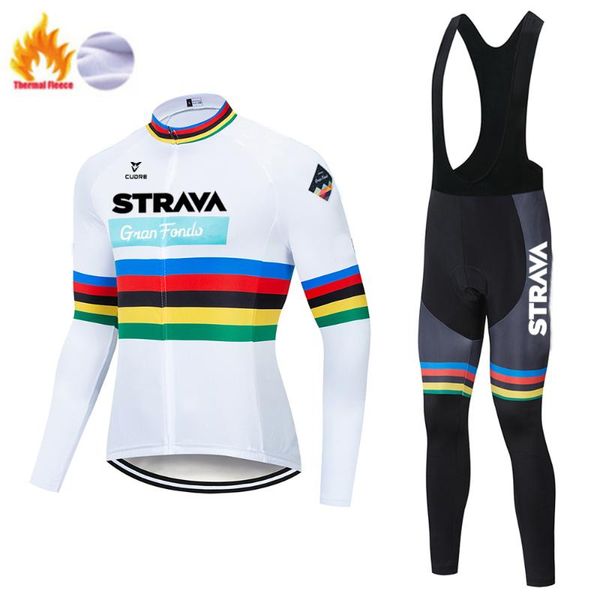 racing sets 2021 pro team strava winter thermal fleece cycling clothes mens long sleeve jersey suit outdoor riding bike mtb clothing bib set, Black;blue
racing sets 2021 pro team strava winter thermal fleece cycling clothes mens long sleeve jersey suit outdoor riding bike mtb clothing bib set, Black;blue