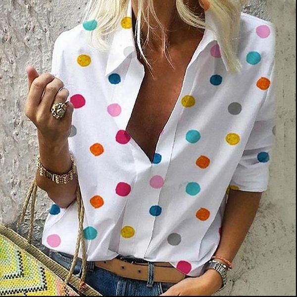 dot women shirts print blouse turn down collar blusas long sleeve streetwear woman plus size 5xl shirt autumn, White
dot women shirts print blouse turn down collar blusas long sleeve streetwear woman plus size 5xl shirt autumn, White