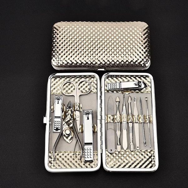 nail art kits 12 pcs stainless steel clipper cutter trimmer ear pick grooming kit gold manicure set pedicure toe tools
nail art kits 12 pcs stainless steel clipper cutter trimmer ear pick grooming kit gold manicure set pedicure toe tools