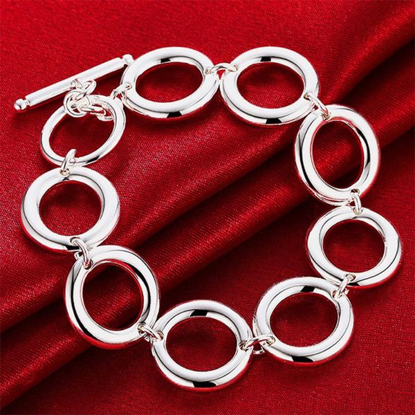 charm bracelets fashion full round o shape bracelet silver 925 jewelry chain link for women men, Golden;silver
charm bracelets fashion full round o shape bracelet silver 925 jewelry chain link for women men, Golden;silver