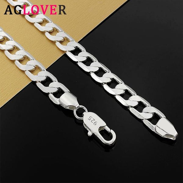 chains aglover 925 sterling silver 16/18/20/22/24 inch 8mm side chain necklace for woman man fashion charm jewelry gift
chains aglover 925 sterling silver 16/18/20/22/24 inch 8mm side chain necklace for woman man fashion charm jewelry gift