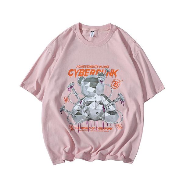 men's t-shirts glacialwhale oversized man's pink t-shirt men print cotton punk hip hop japanese streetwear harajuku tshirt male, White;black
men's t-shirts glacialwhale oversized man's pink t-shirt men print cotton punk hip hop japanese streetwear harajuku tshirt male, White;black