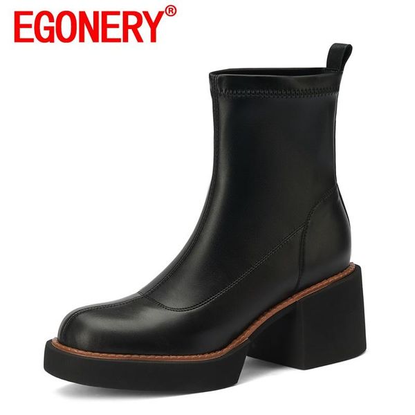 boots egonery women winter style fashion leisure short concise comfortable round toe solid color thick heel mature soft, Black
boots egonery women winter style fashion leisure short concise comfortable round toe solid color thick heel mature soft, Black