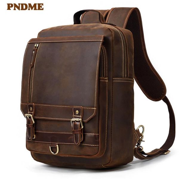 backpack retro genuine leather men's student bookbag casual design natural weekend travel clamshell bagpack
backpack retro genuine leather men's student bookbag casual design natural weekend travel clamshell bagpack