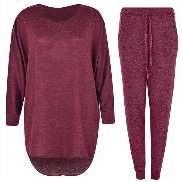 40 casual batwing sleeve sets women tracksuits solid long shirt round neck pocket pant elastic band suit, Gray
40 casual batwing sleeve sets women tracksuits solid long shirt round neck pocket pant elastic band suit, Gray